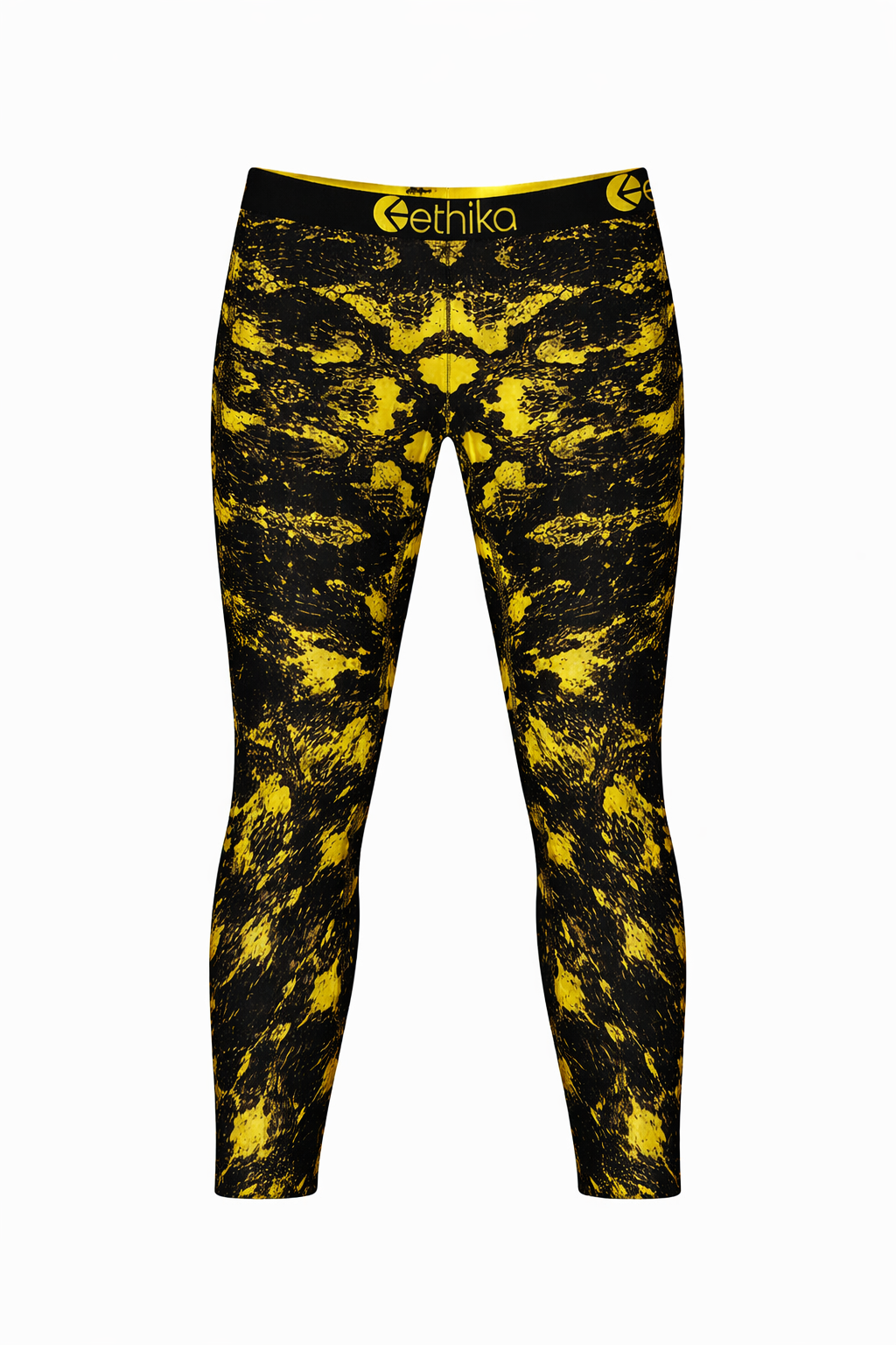 Women's Printed Leggings – Yellow Splatter Multi