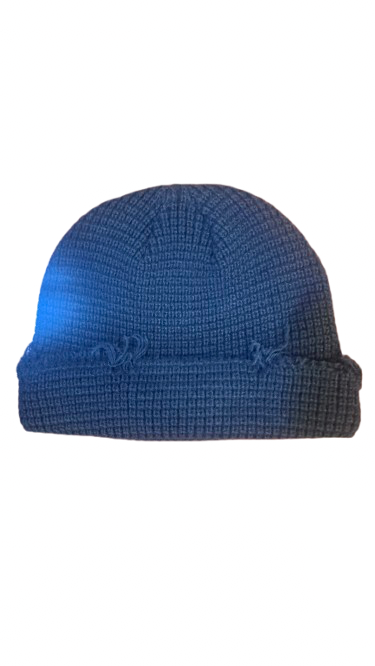 Waffle Knit Beanie – Navy