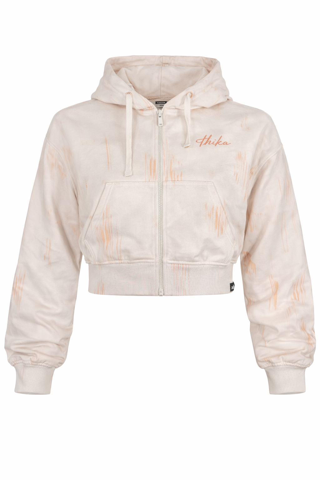 Woman’s crop zip hoodie