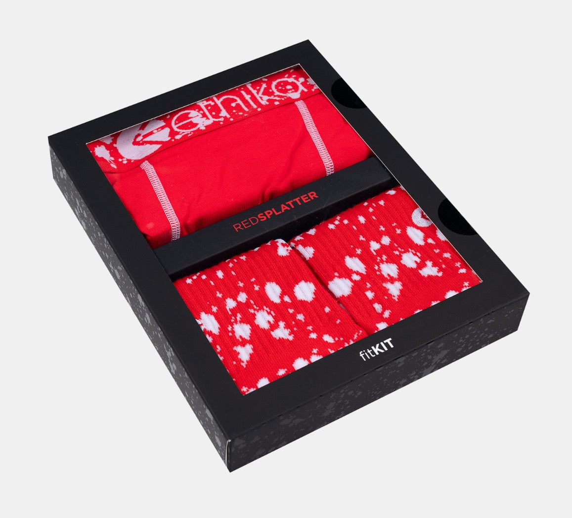 Mens Fit Kit - Red Splatter