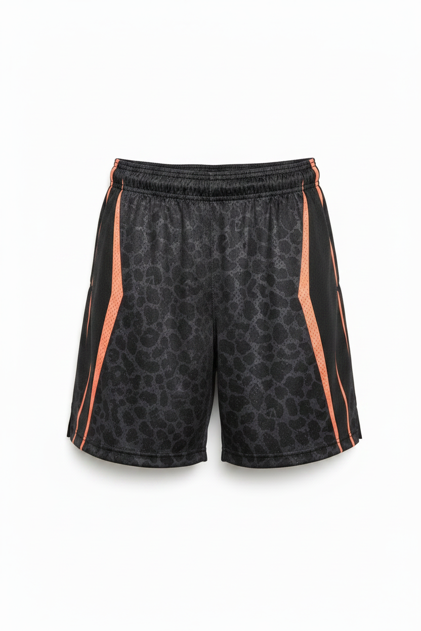 Ethika Men's Basketball Short - ghost mannequin front view
