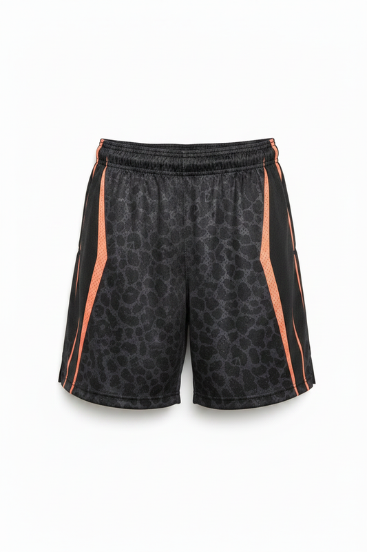 Ethika Men's Basketball Short - ghost mannequin front view