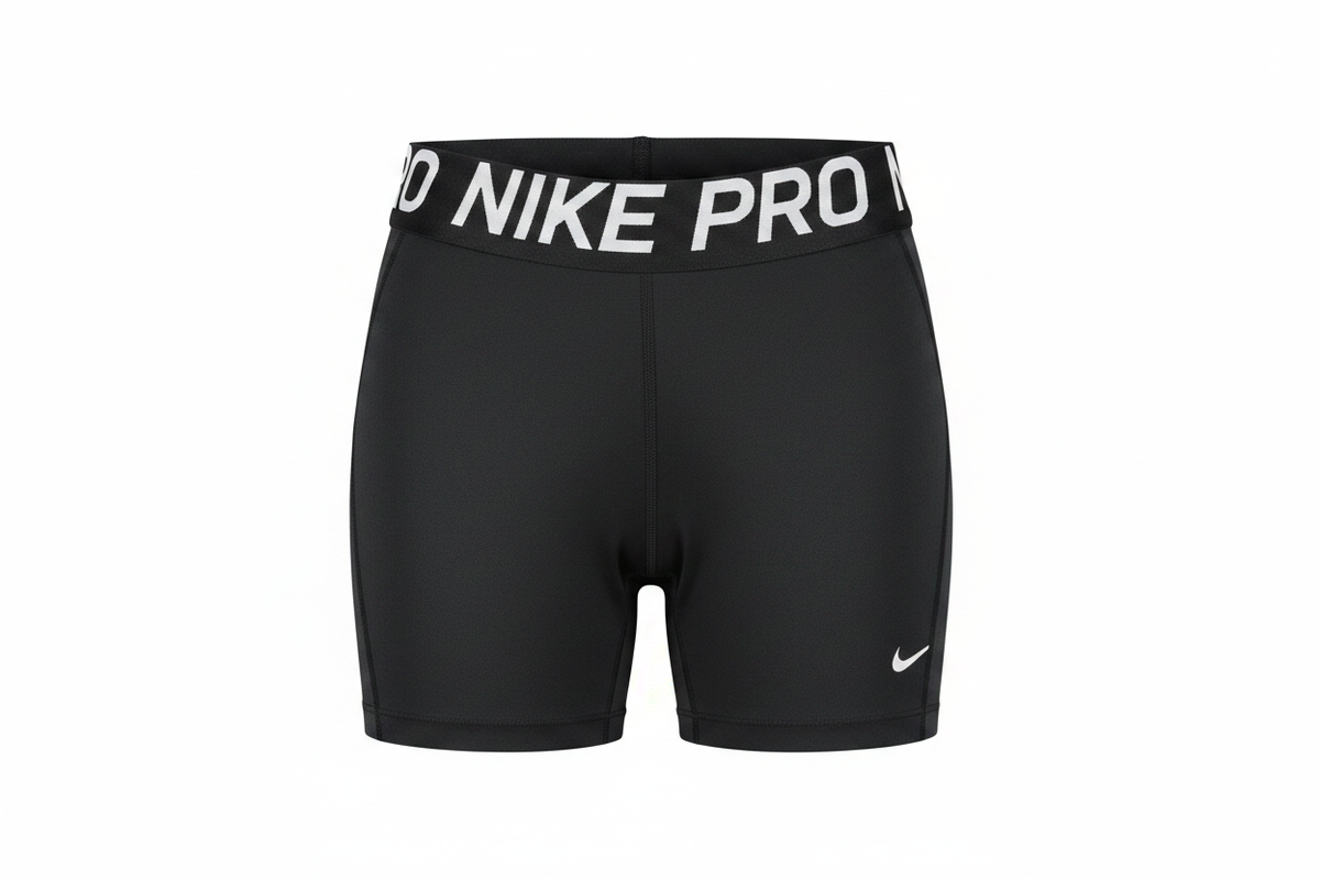 Nike Pro Women's Mid-Rise 5" Compression Shorts - Front View