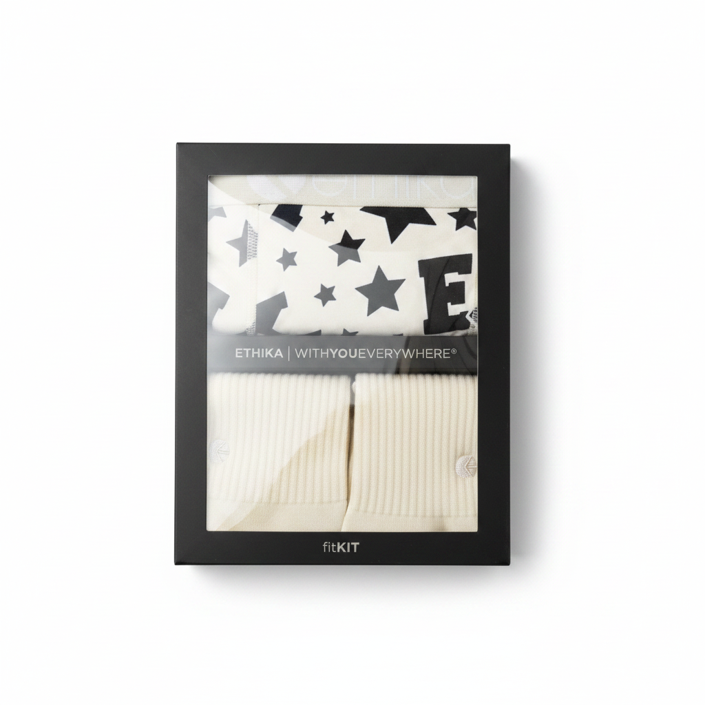 Ethika Star Print Fit Kit box