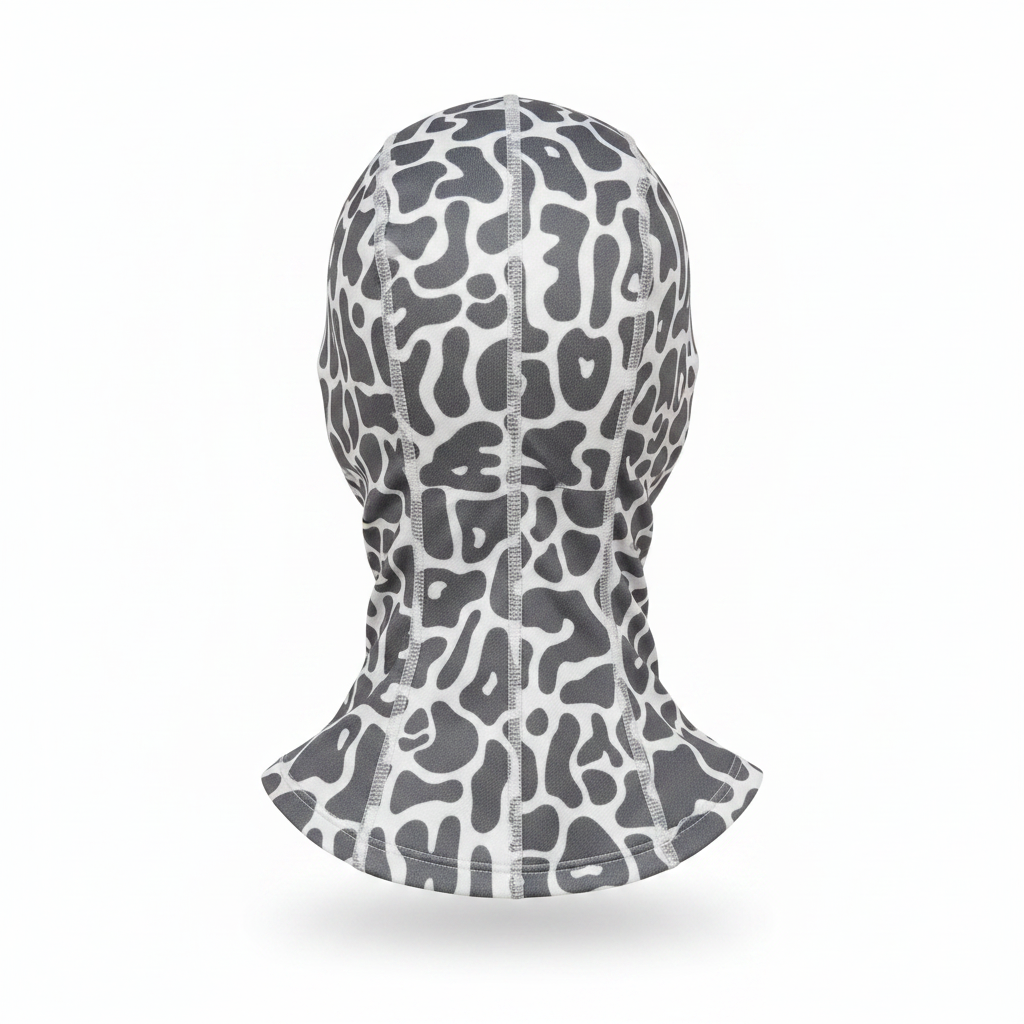 Ethika Shiesty Gray Animal Print - Ghost Mannequin Back Head