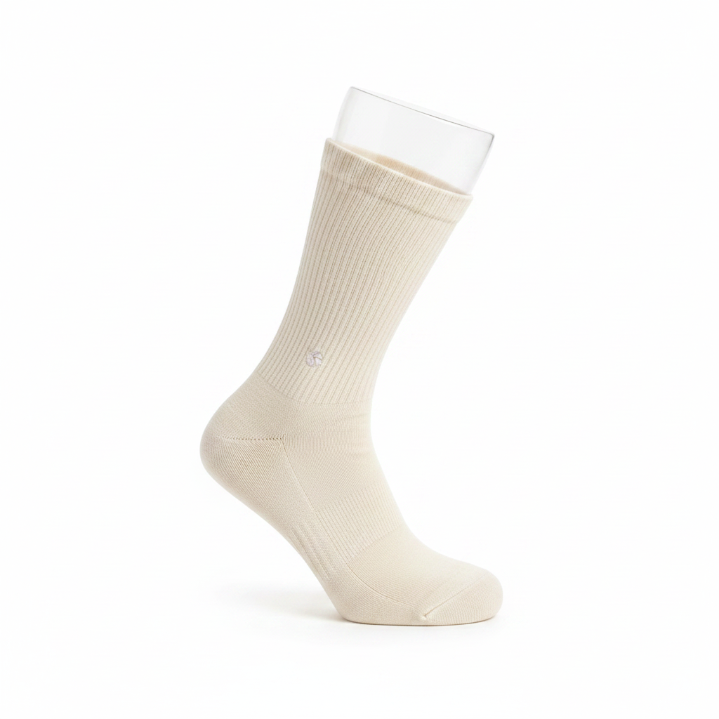 Ethika Star Print cream socks ghost mannequin