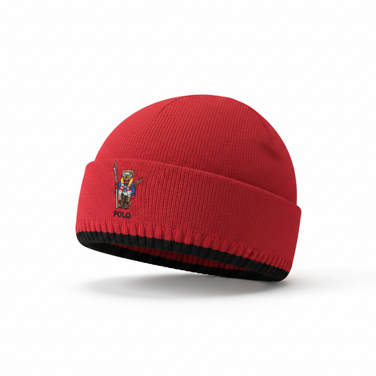 Polo Bear Beanie - Front 3D View