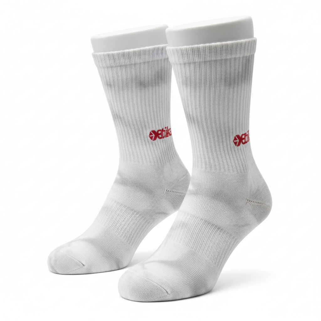 Snow White French Montana socks ghost mannequin