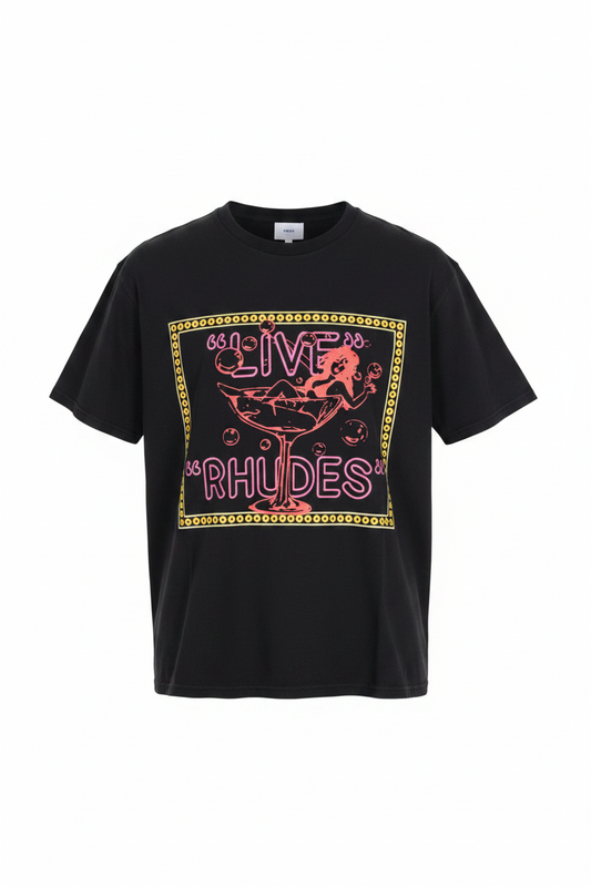 Rhude Live Rhudes Graphic Tee - Front