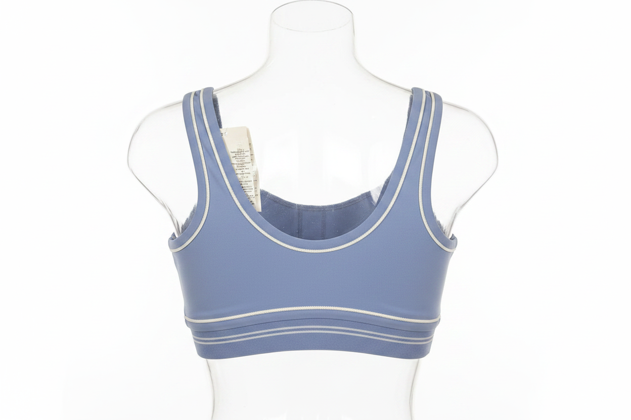 Alo Yoga Periwinkle Sports Bra Back
