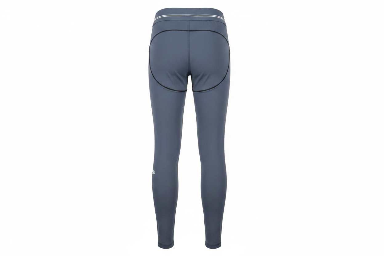 Alo Yoga Slate Blue Leggings Back