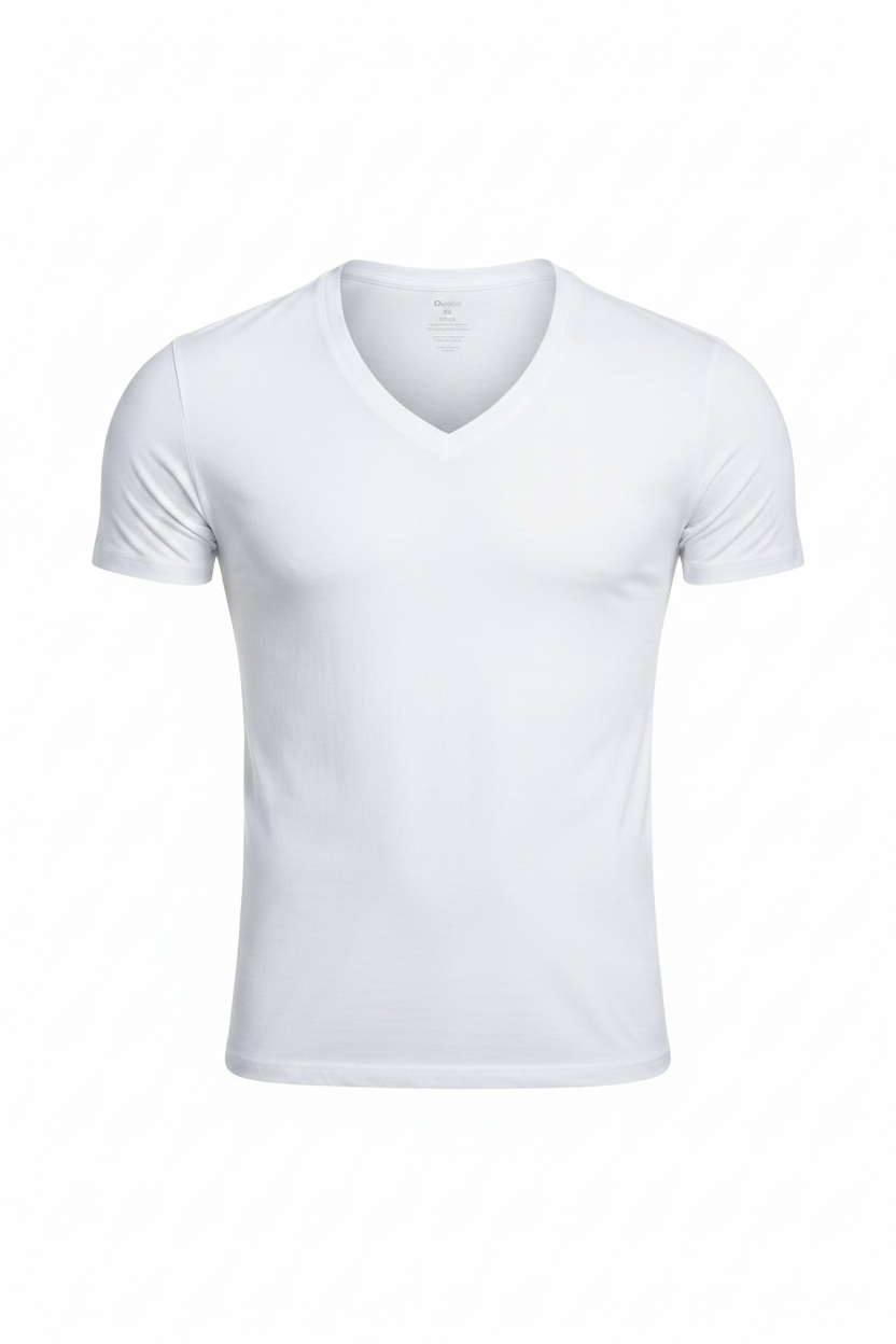 Men's Slim Fit V-Neck Tee - Masculine Ghost Mannequin