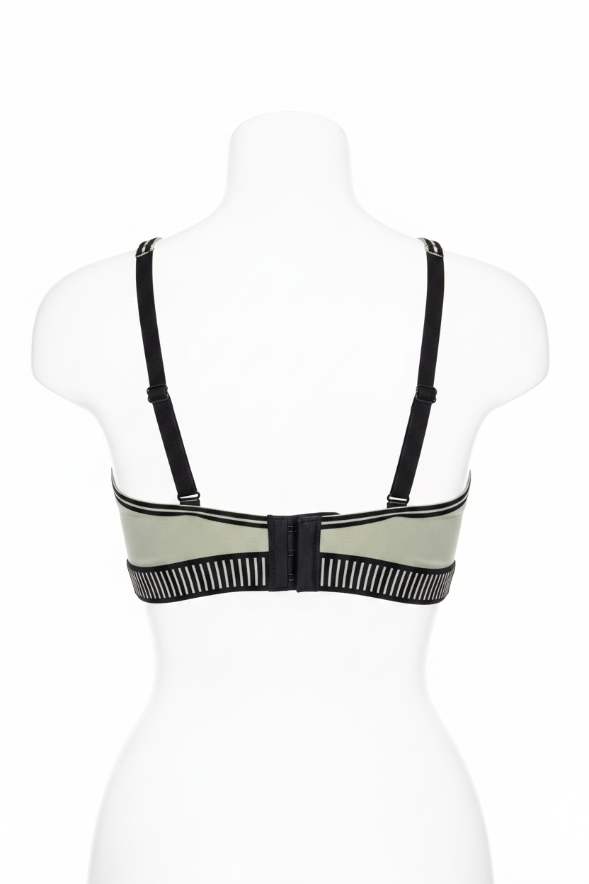 Sage Sports Bra Ghost Mannequin - Back Straight Straps
