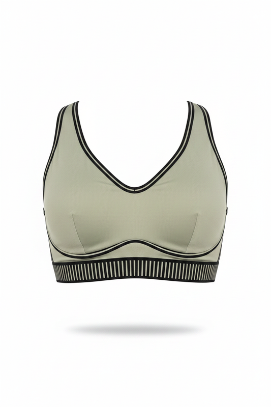 Sage Sports Bra Ghost Mannequin - Front