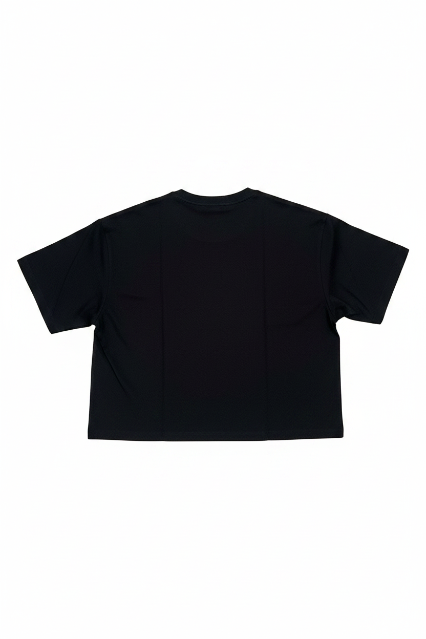 Women's Box Cut Tee Starry Night - Back Flat Lay